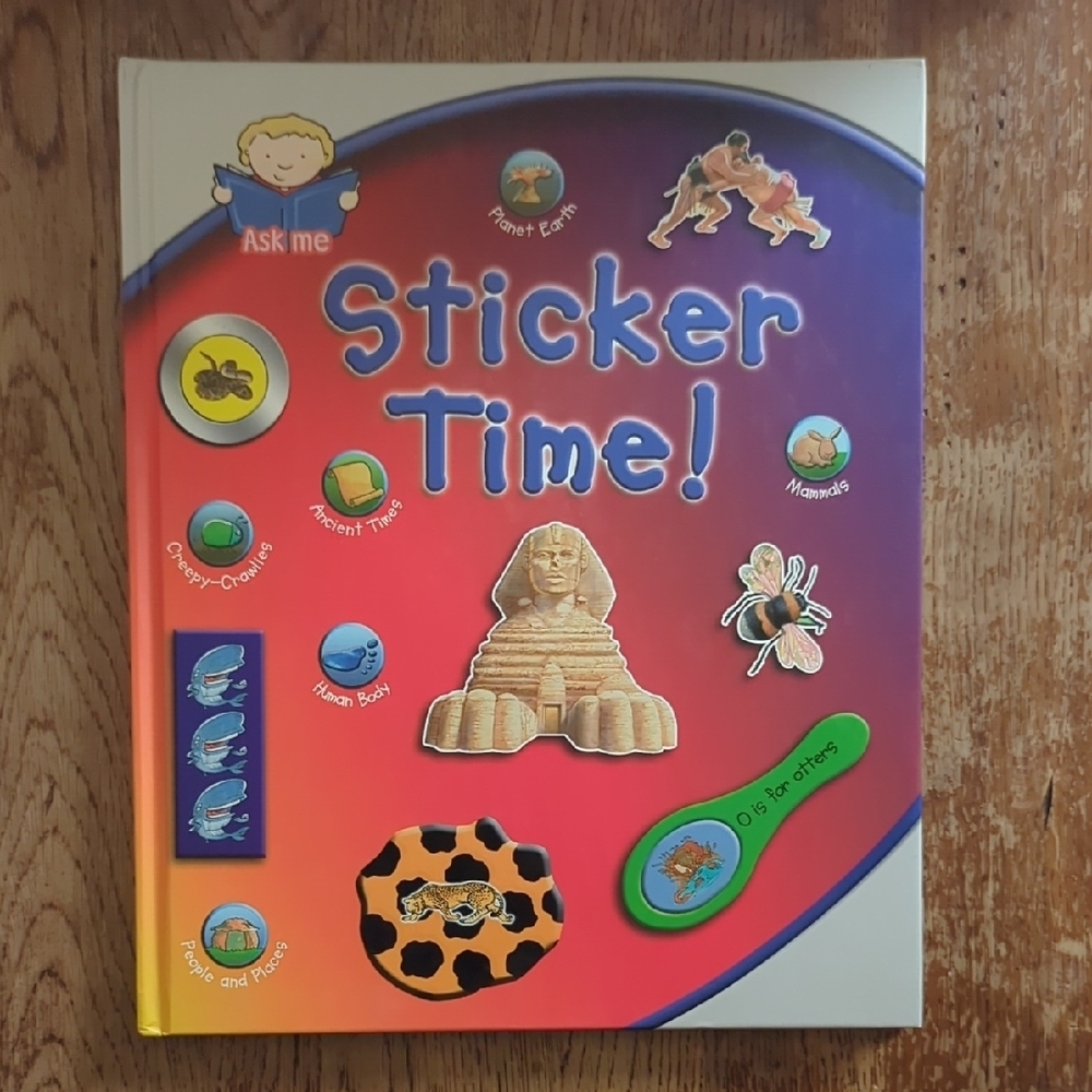 Sticker Time! Kids Activity Book